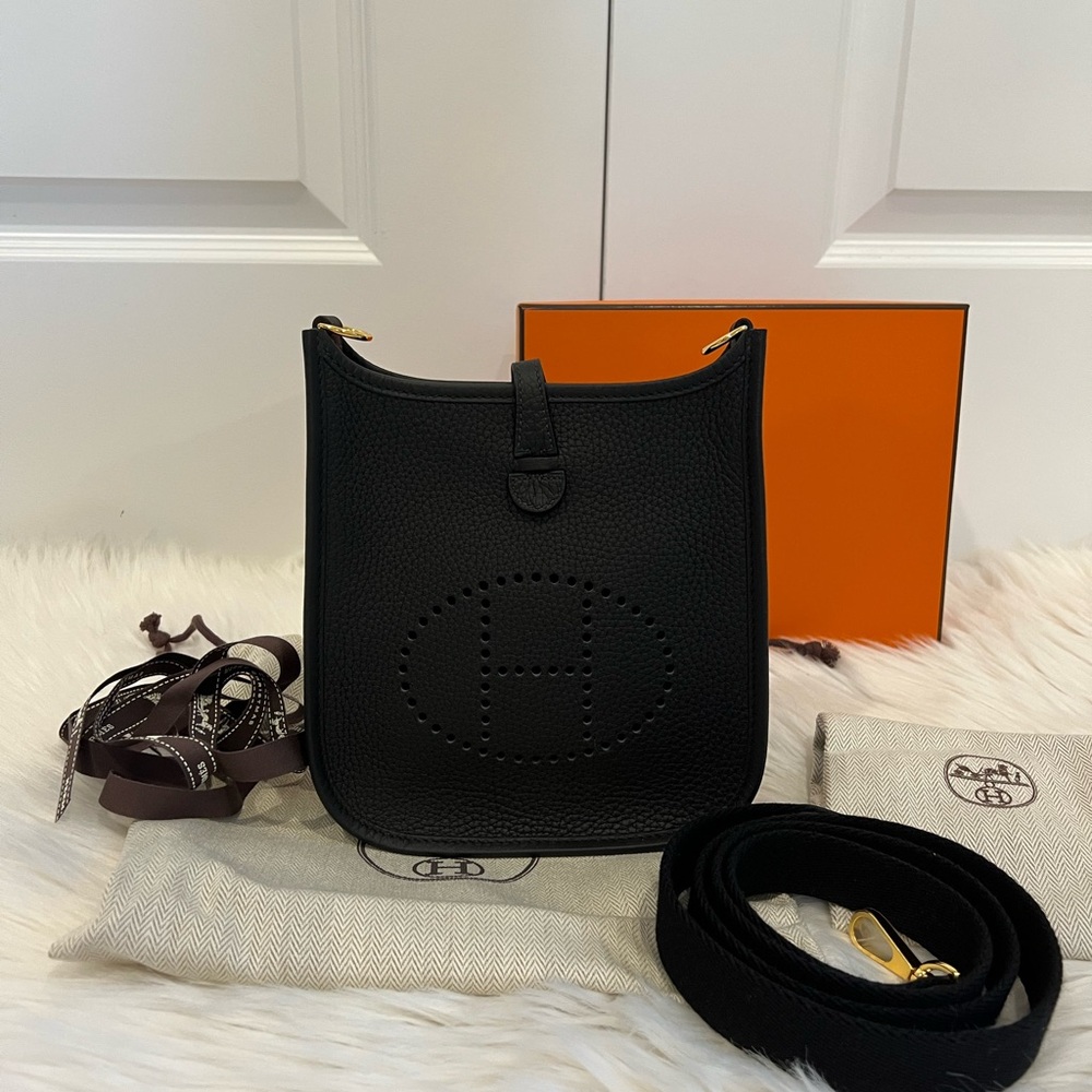 Hermes Black Evelyne TPM